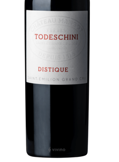 (image for) Chateau Mangot Cuvee Todeschini "Distique 13" 2020 [VM 95] [WA 93]